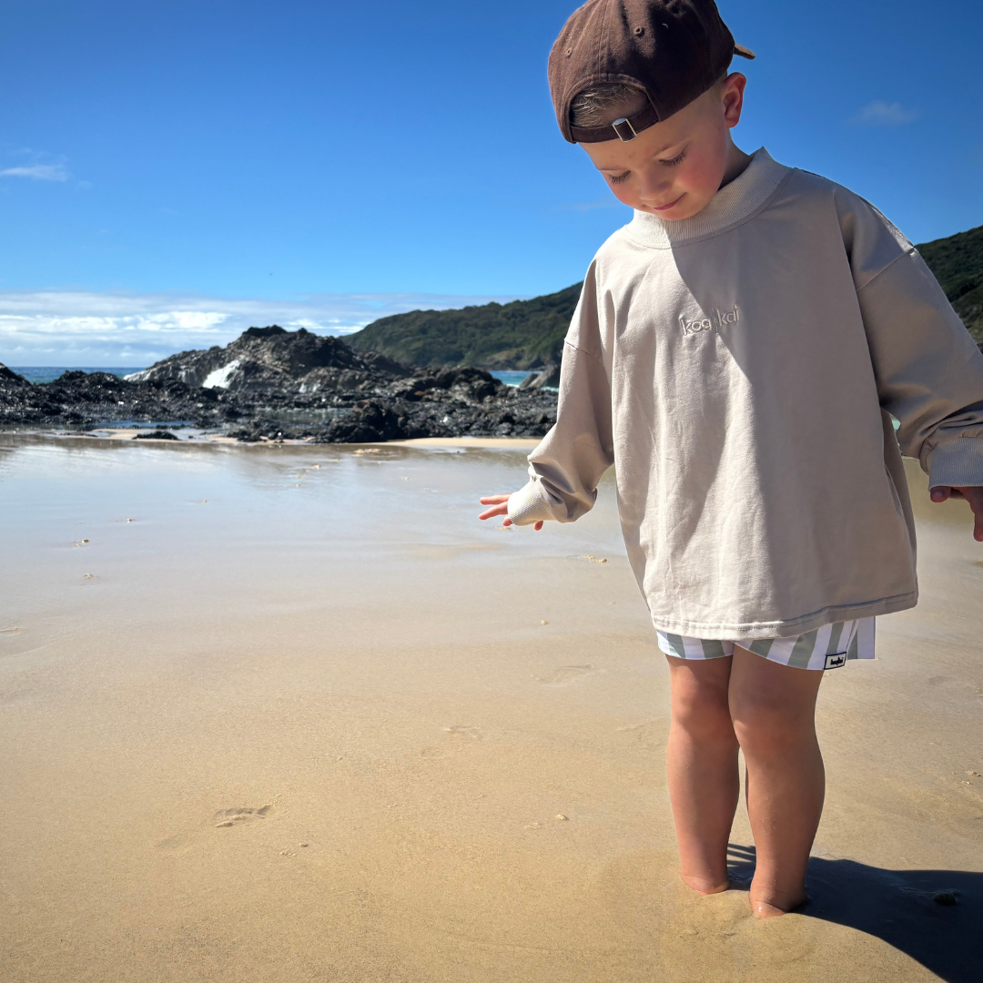 Long Sleeve Tee, Sandstone