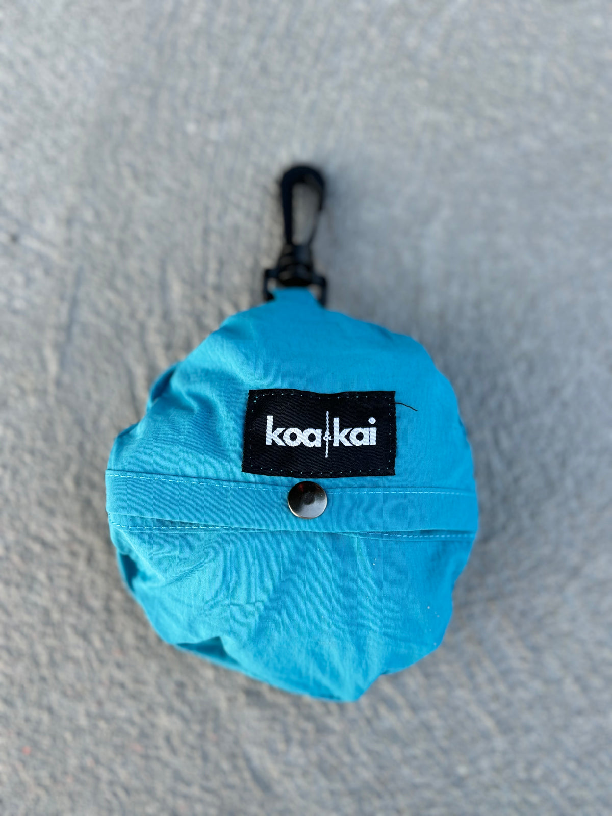 Koa & Kai Blue Lagoon Bucket Hat folded