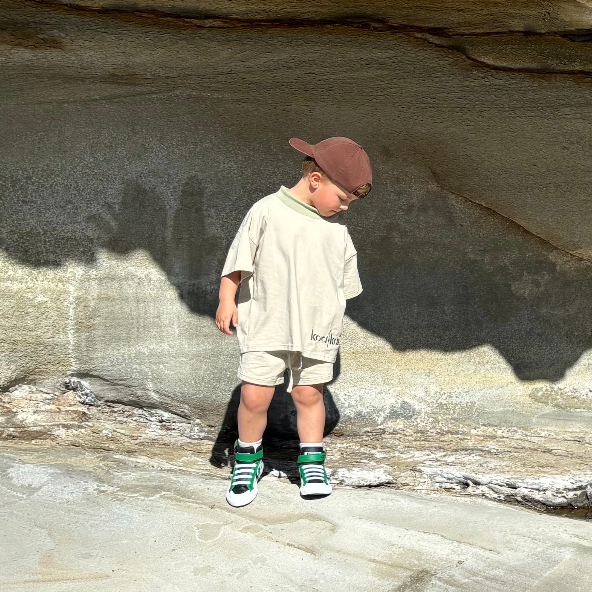 Tshirt/Shorts Set - Sand